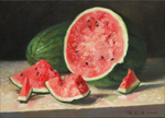 西瓜_賴英澤 繪_Watermelon Painted by Lai Ying-TSe